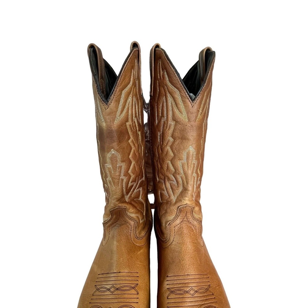 Laredo Men's Jacksonville  68372 Brown Cowboy Western Boots Sz 10.5D MB30 - Picture 5 of 7